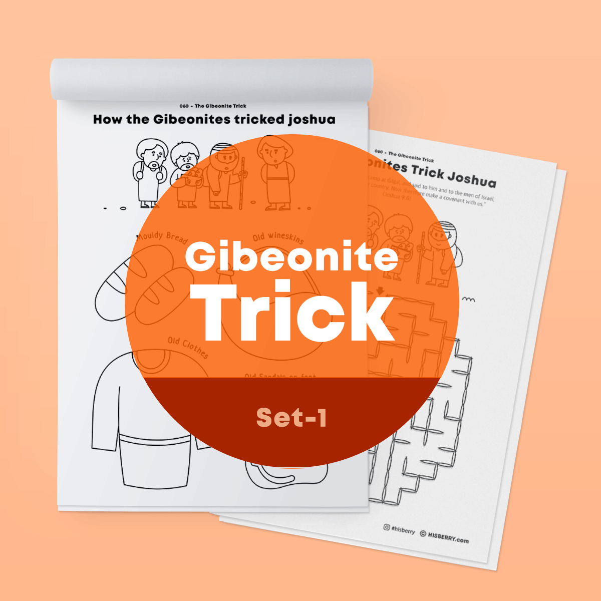The Gibeonite Trick Activity Worksheets For Kids Bible Printable HISBERRY The Gibeonite Trick Activity Worksheets For Kids Bible Printable HISBERRY