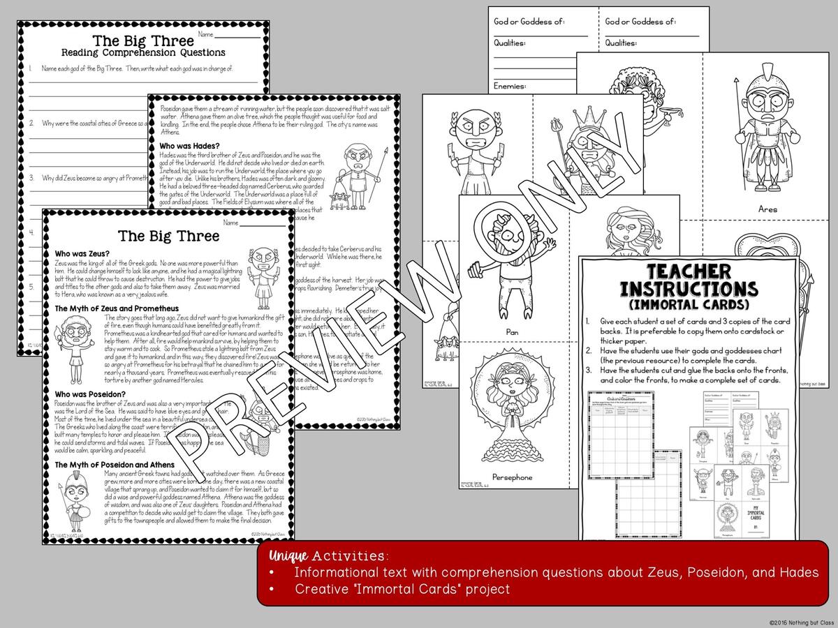 The Lightning Thief Novel Study Unit Comprehension And Vocabulary With Activities And Tests Made By Teachers The Lightning Thief Novel Study Unit Comprehension And Vocabulary With Activities And Tests Made By Teachers