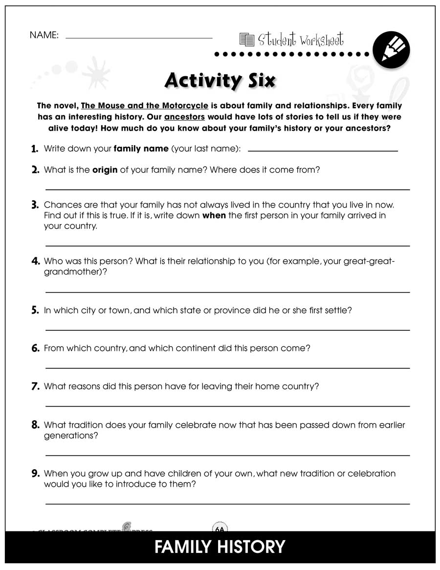 The Mouse And The Motorcycle BONUS WORKSHEETS Grades 3 To 4 Worksheets Library The Mouse And The Motorcycle BONUS WORKSHEETS Grades 3 To 4 Worksheets Library