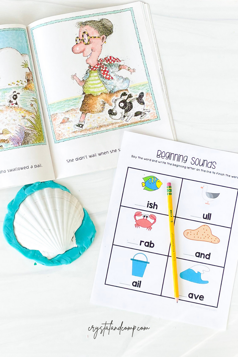 There Was An Old Lady Who Swallowed A Shell Printables There Was An Old Lady Who Swallowed A Rainbow Sequencing Activities And Printables Sharing Kindergarten