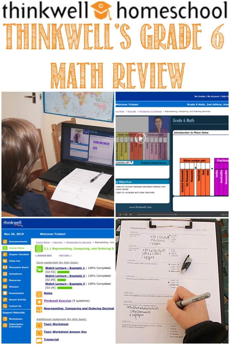 Thinkwell S Grade 6 Math Review Castle View Academy Thinkwell S Grade 6 Math Review Castle View Academy