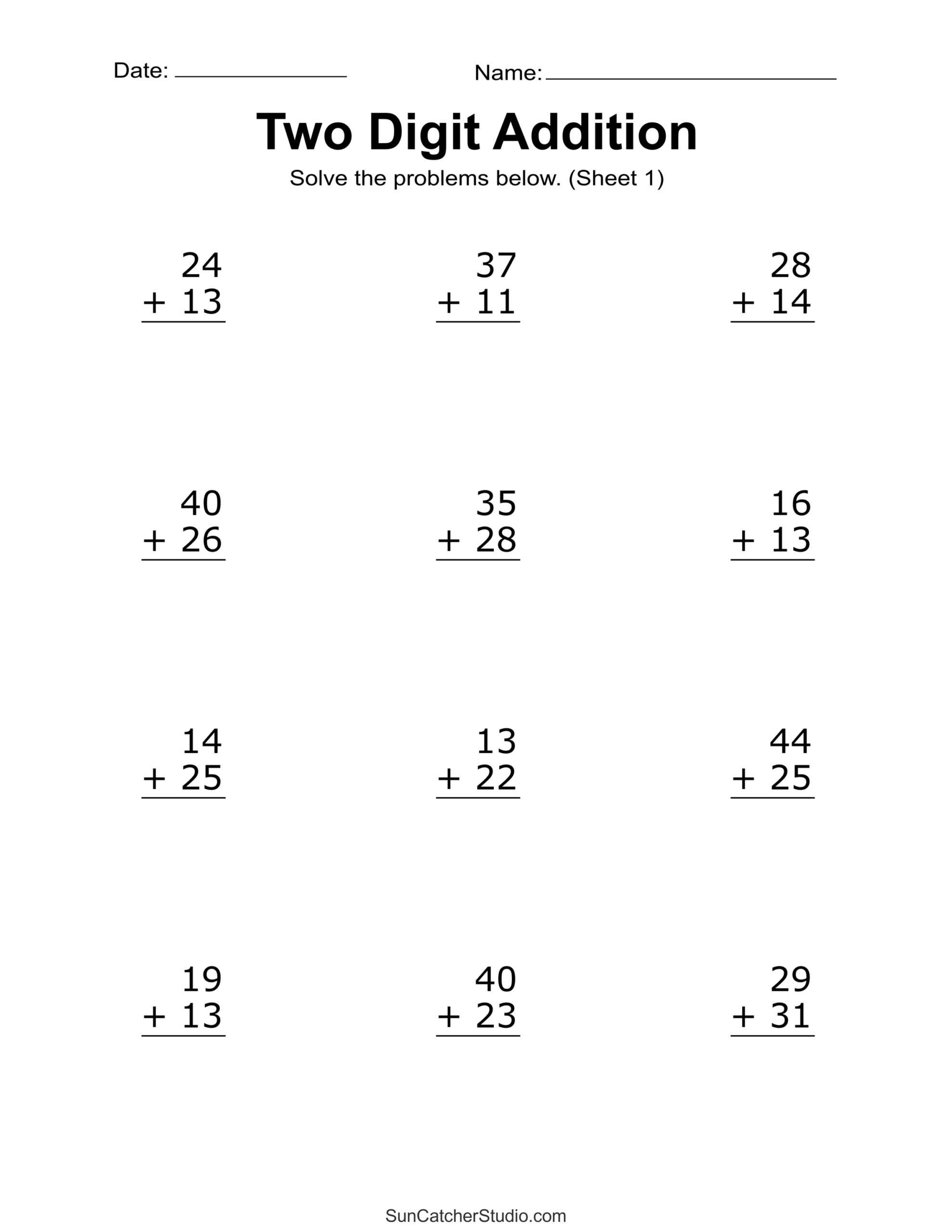 Two Digit Addition Worksheets Printable 2 Digit Problems Free Printables Lettering SVG Files Tools Apps Two Digit Addition Worksheets Printable 2 Digit Problems Free Printables Lettering SVG Files Tools Apps