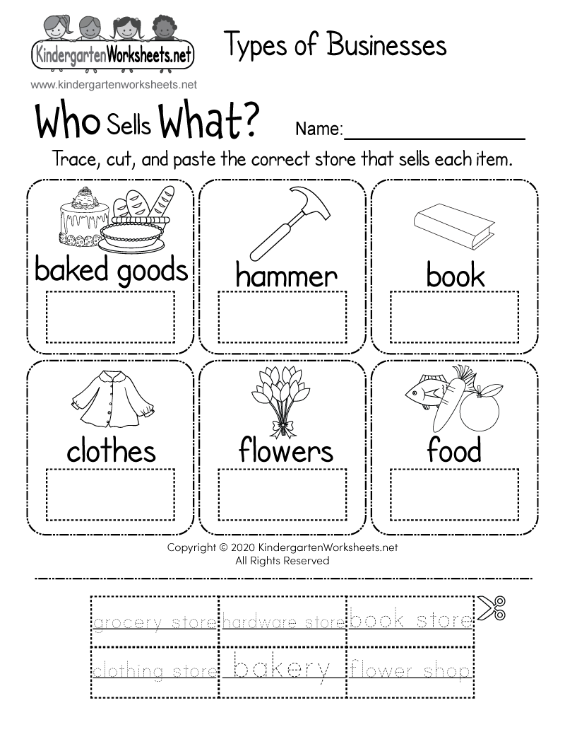 Types Of Businesses Worksheet Free Printable Digital PDF Free And Printable All About Me Worksheet Templates Canva
