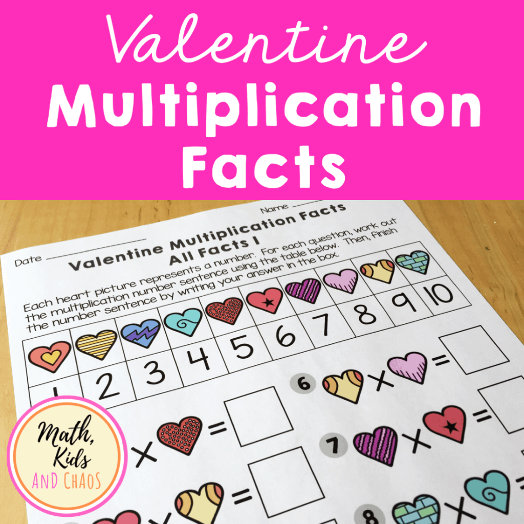 Valentine Multiplication Worksheets Math Kids And Chaos Valentine Multiplication Worksheets Math Kids And Chaos