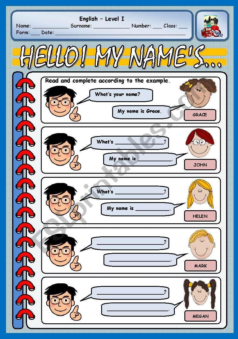 Personalized Name Writing Worksheets For Little Learners Classful