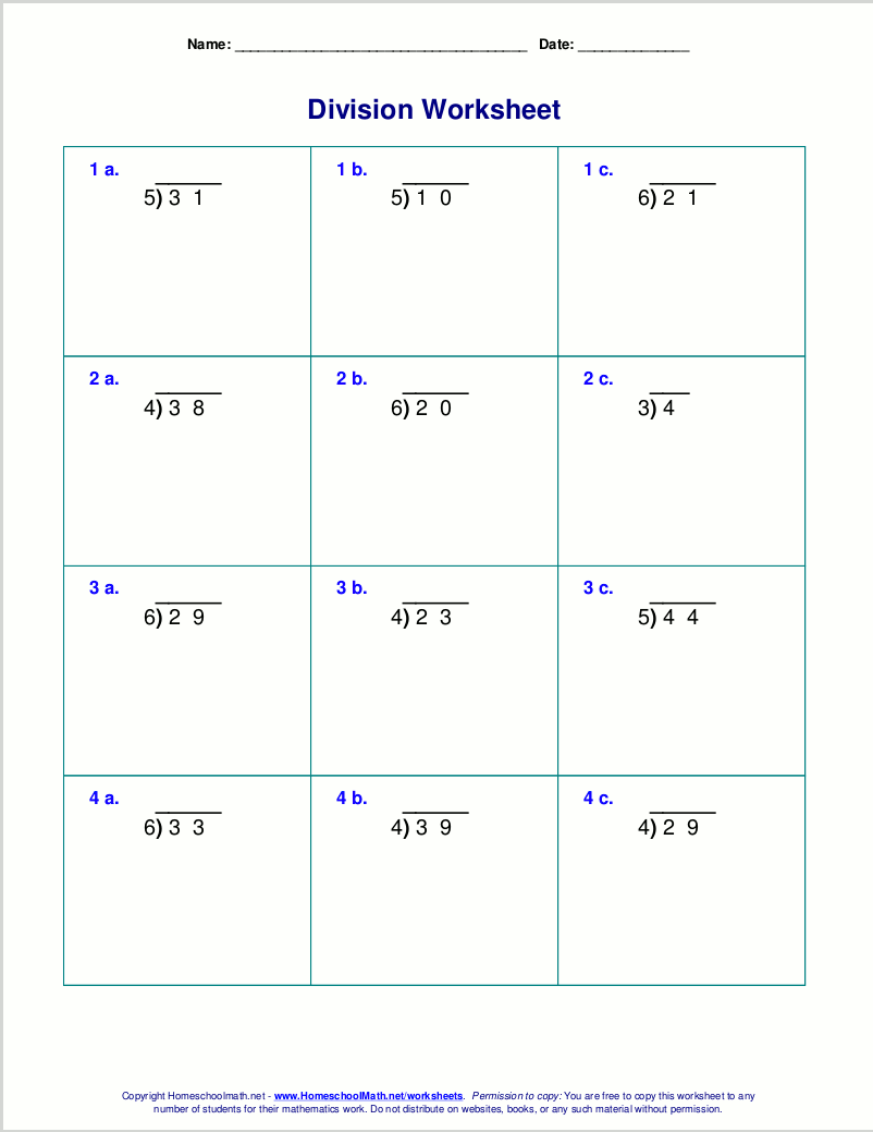 Worksheets For Division With Remainders Long Division Worksheets Problems Printable Math Drills Free Printables Lettering SVG Files Tools Apps