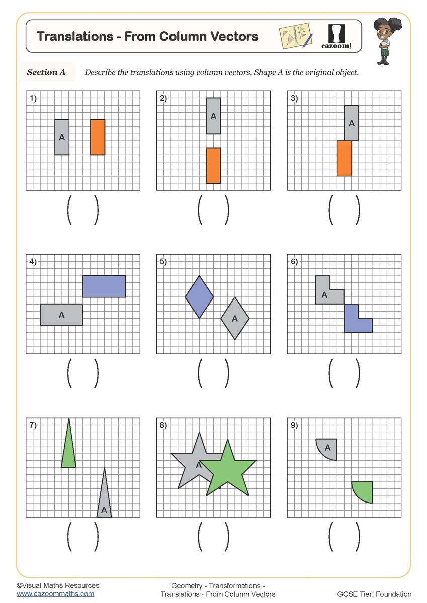 Year 10 Transformations Worksheets PDF Printable Worksheets