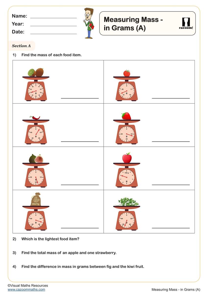 Year 2 Measurement Worksheets PDF Year 2 Measurement Worksheets