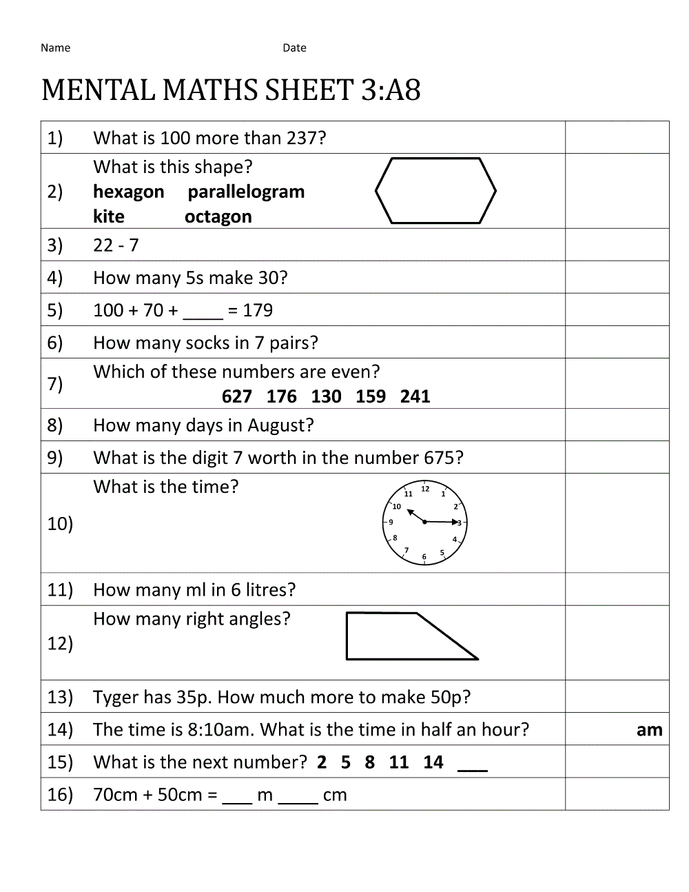 Year 8 Maths Worksheets Printable Educative Printable