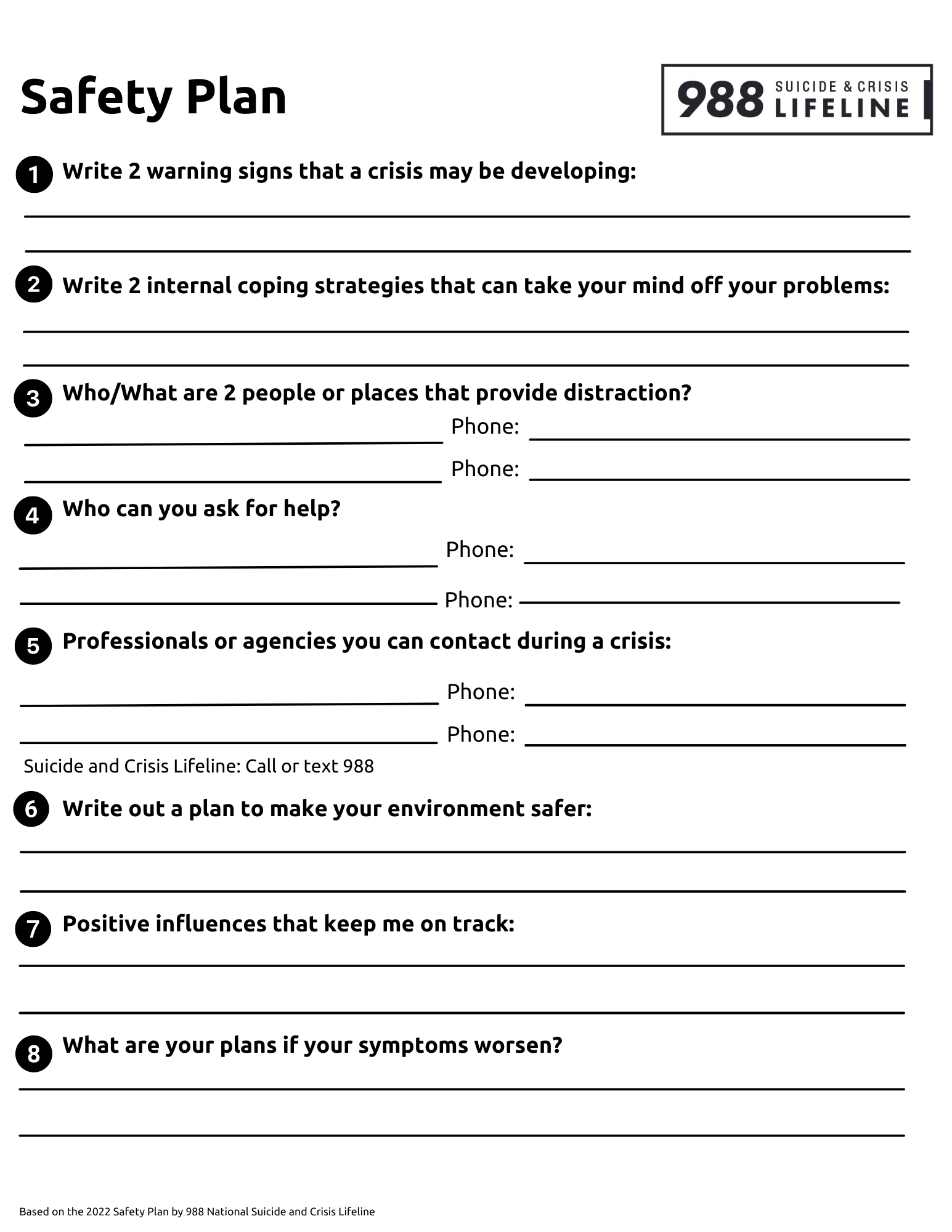 Your Personal Safety Plan Worksheet Portage Path Behavioral Health Your Personal Safety Plan Worksheet Portage Path Behavioral Health